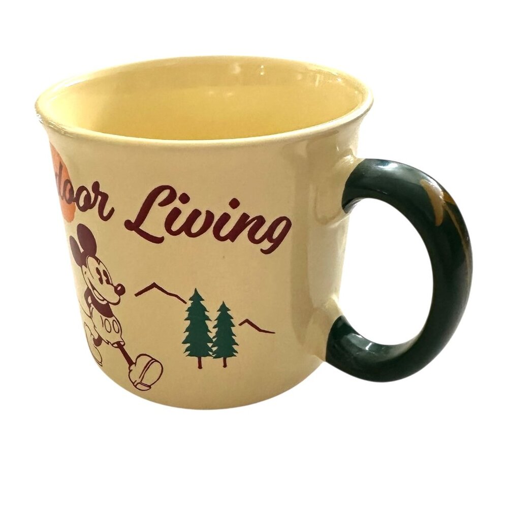 Disney Outdoor Living Mickey Mouse Mug Cup 16 Oz Ceramic NEW - Picture 3 of 6